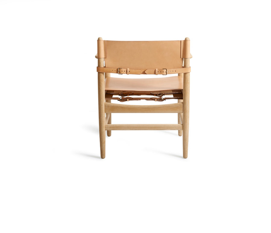 Arm chair 'Oresund-series' in oak and harness leather
