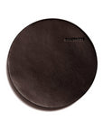 Leather coaster: VINO large (dark brown)