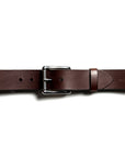 Leather belt: BJØRN (dark brown)