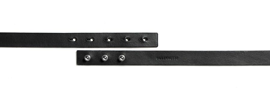 Leather belt: URSULA (black)