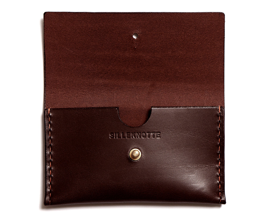 Leather wallet: ADAM (dark brown)