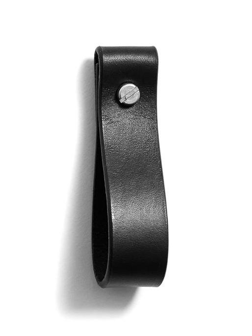Leather loop strap: TANYA medium (black)
