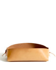 Leather basket: FOLD - mini (natural)